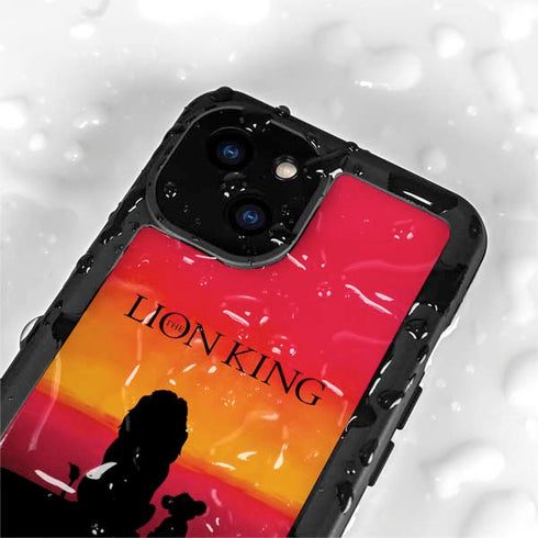 Disney The Lion King Movie Poster Art iPhone 15 Plus Waterproof Case